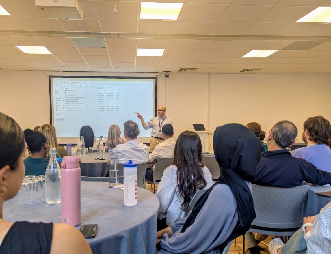 Pharmacy Infection (@lthtantibiotics) on Twitter photo Powerful start to the #LTHTInfectionSummit2025! Dr Magnus Harrison, CMO <a href="/LeedsHospitals/">Leeds Teaching Hospitals</a>, urged us to be outstanding for our patients and communities, with #AMR being a key part of that mission. Powerful start to the #LTHTInfectionSummit2025! Dr Magnus Harrison, CMO <a href="/LeedsHospitals/">Leeds Teaching Hospitals</a>, urged us to be outstanding for our patients and communities, with #AMR being a key part of that mission.
