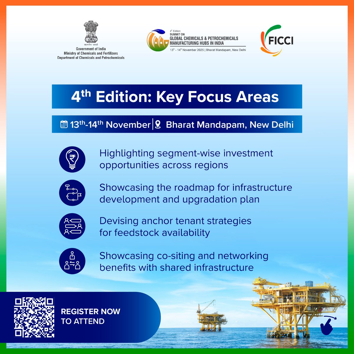 GCPMHIndia's tweet photo. The 4th edition of the Summit on GCPMH will spotlight regional investment opportunities, infrastructure roadmaps and more — paving the way for innovation, sustainability, and sectoral excellence.

Register Now: https://t.co/DkEWvB5at4

#GCPMHIndia https://t.co/VQlYTQfbqa