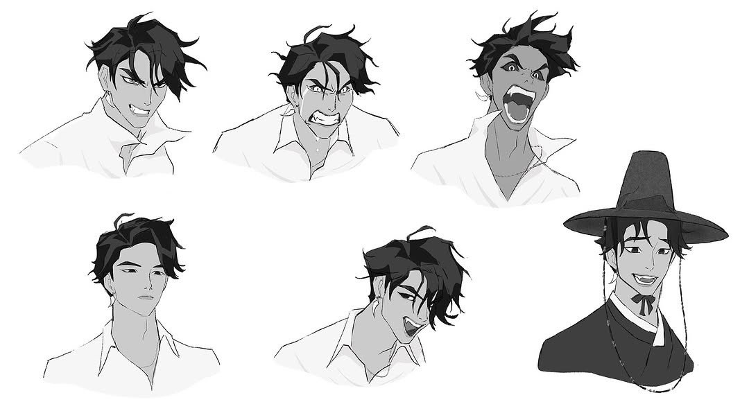 the many (charming) faces of jinu 🖤 

#kpdh #jinu