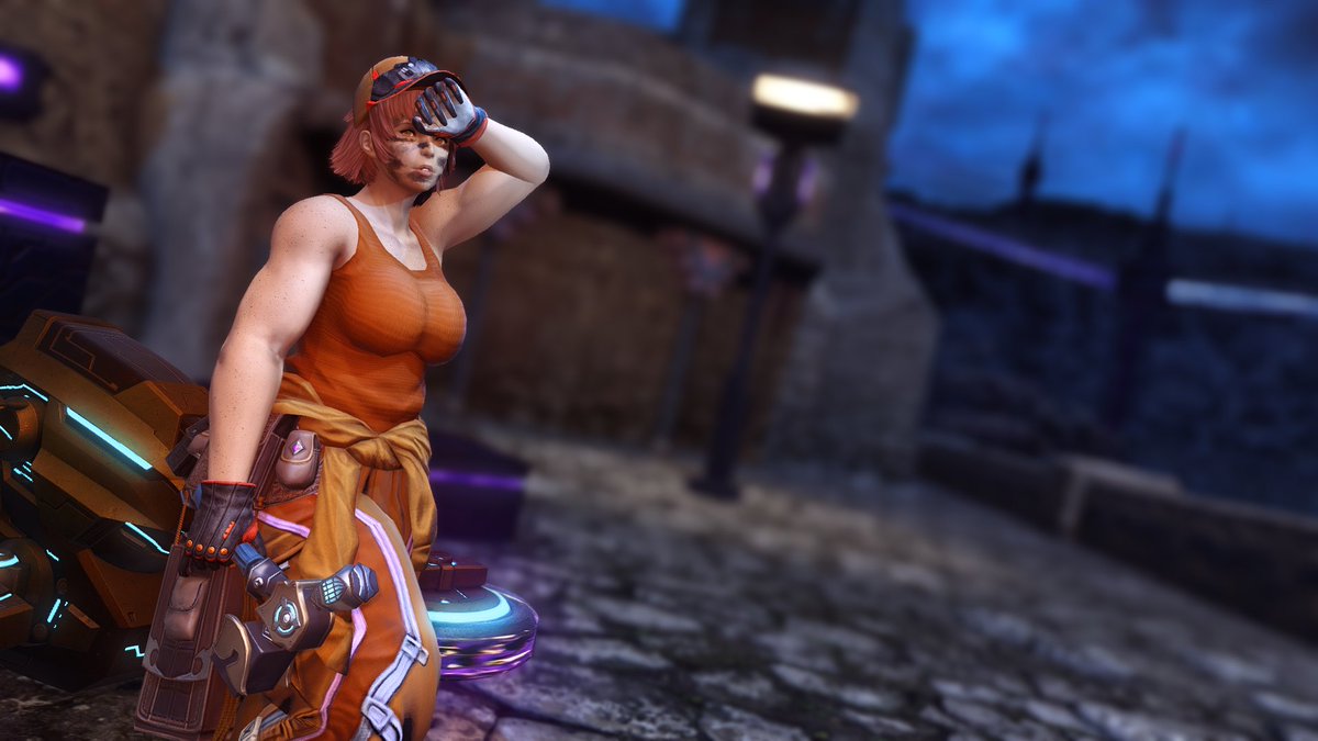 Have you ever noticed that the universally accepted color palette for female mechanic characters is oranges and yellows?

Cindy FFXV, Brigitte Overwatch, Nico DMC5...