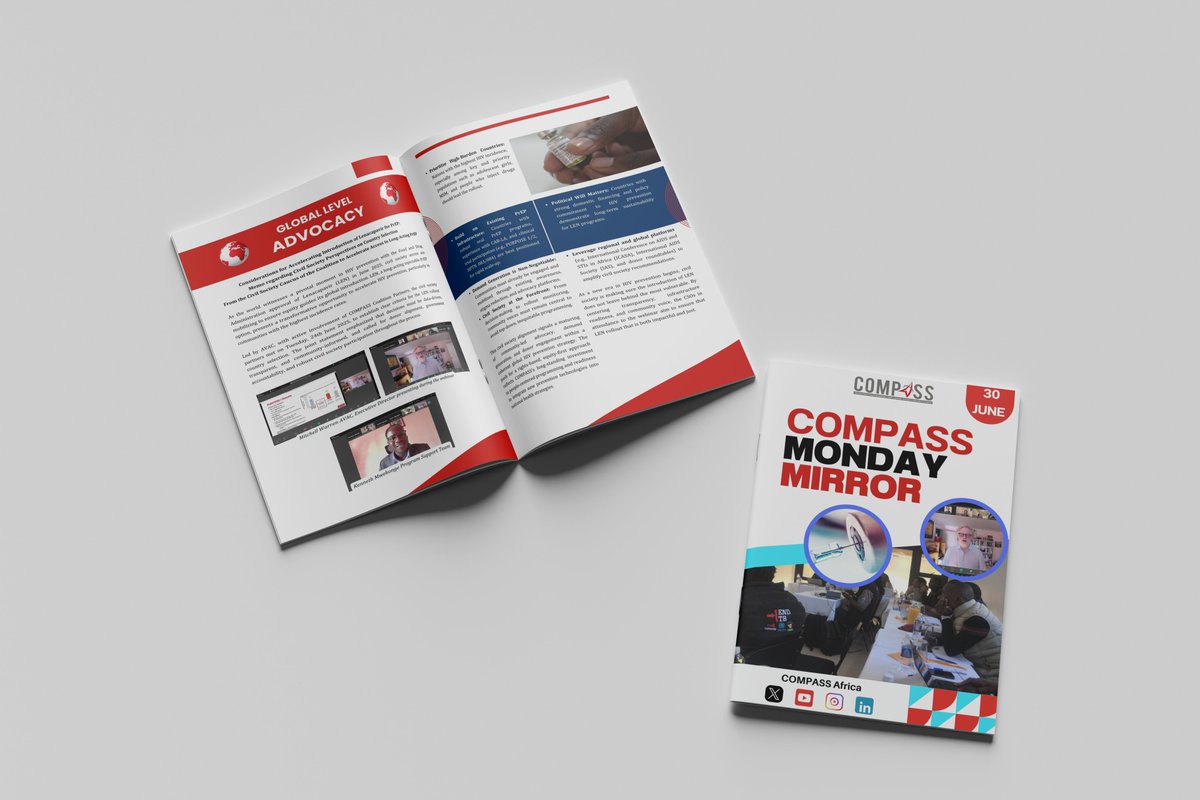 compass_africa's tweet photo. #COMPASS Monday Mirror 30/06 is here.
Zim: UAN leads advocacy for social protection for DR-TB clients
TZ: 2FG expands youth-led impact on national HIV dialogue
Global: Civil society eyes equity in #Lenacapavir rollout
https://t.co/TAKjnLaT0c
#GlobalHealth #COMPASS #Youthvoices https://t.co/yuuw2m0fy3