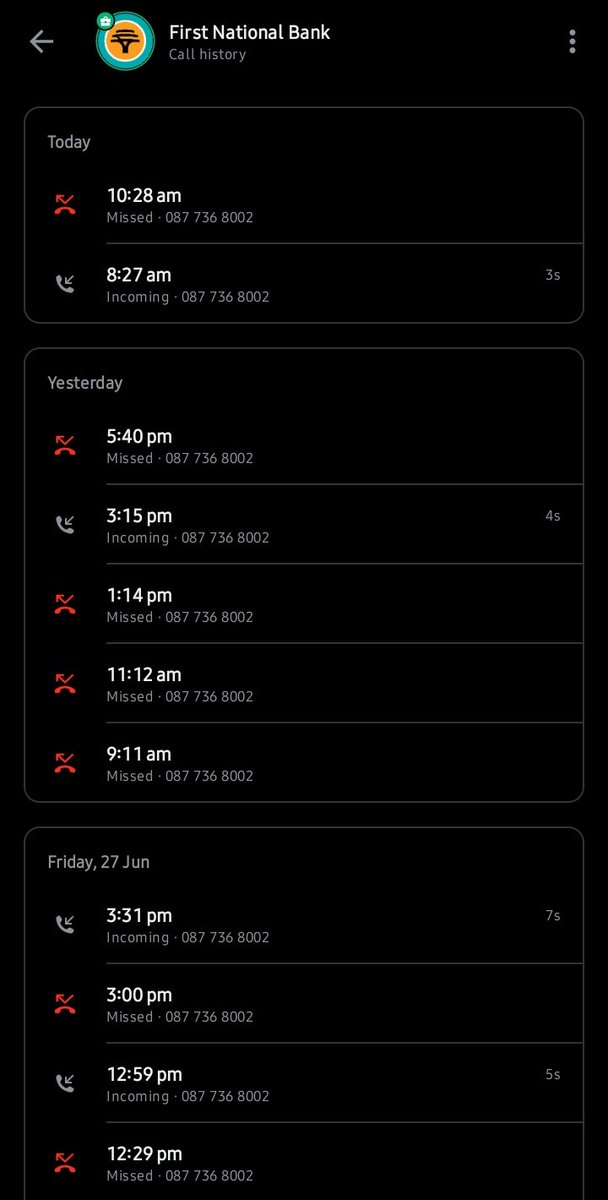 Preshanp007's tweet photo. @Rb__sa your people phone me 5 to 6 times a day and then put down the phone. Can this stop please!!!! https://t.co/wn2u1LY80j
