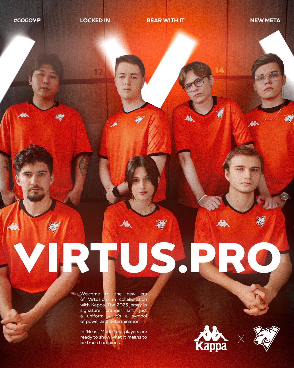 BEAR WITH IT🔥

With the new Kappa x Virtus.рro jersey, we're unleashing the bear spirit like never before!

The bold and unmistakable orange you know and love will be the main color of the upcoming season. Together with Kappa, we've combined a classic jersey cut with the club's