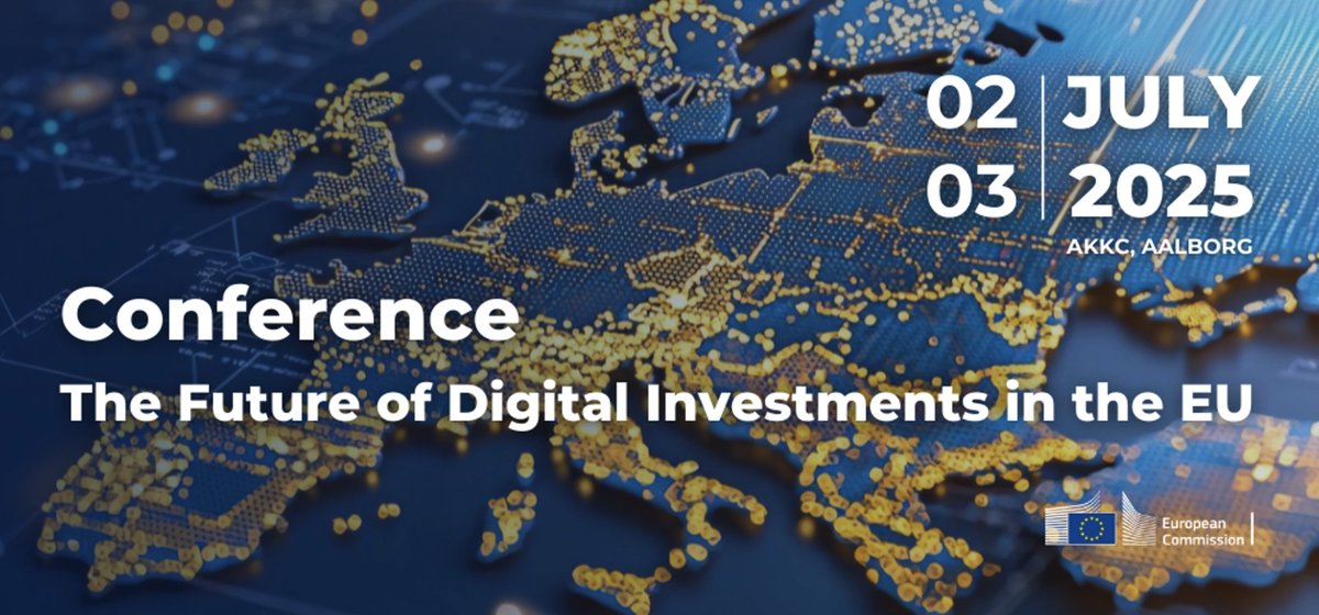 EBRAINS_eu's tweet image. We're looking forward to 'The Future of Digital Investments in the EU' conference this week in Aalborg!
We will be at the event with a booth to answer your questions about EBRAINS.
On Thursday 3 July, at 09:45 CEST, EBRAINS Joint-CEO Philippe Vernier will participate in the…
