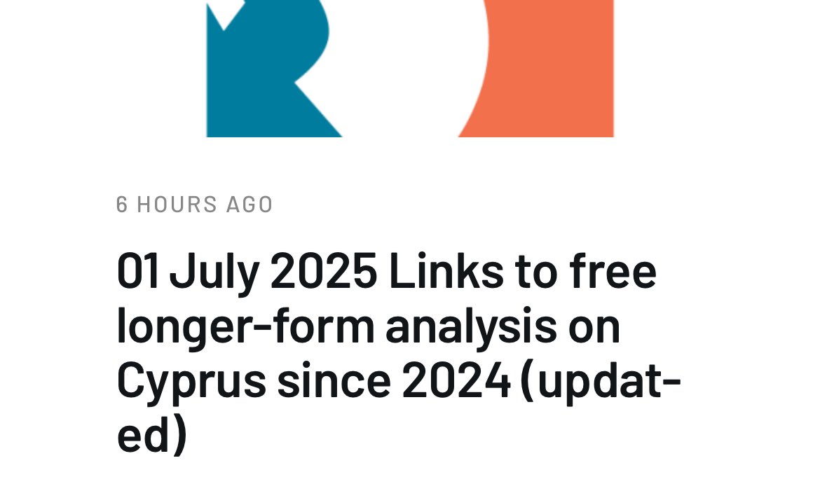 We have updated the list of our free-to-read articles and videos on the #Cyprus economy, energy and Cyprus problem (#cyprob) here. sapientaeconomics.com/blog/