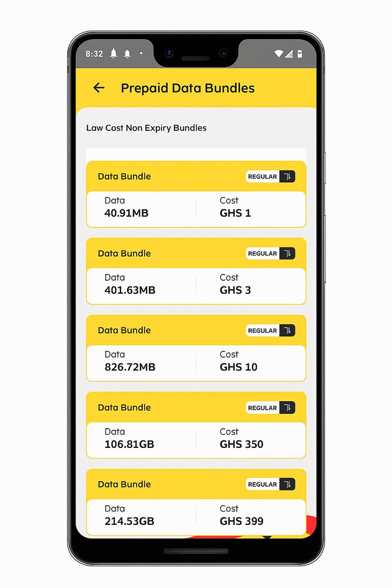 techspace96's tweet image. MTN Ghana has increased the amount of data users receive in their purchases, even though the prices remain the same. I personally think it doesn&apos;t make much of a significant difference unless you are purchasing the GH₵399 option, which now offers 214.53GB

#MTNGHANA #Databundle