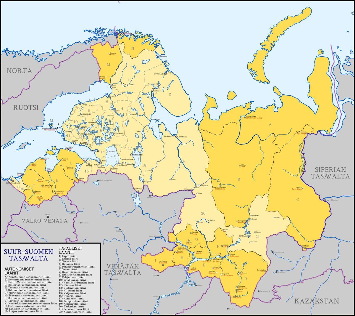 A high-school kid posted a fictive map of "Greater Finland" on an alternate history forum in 2014, just for fun. 

Now the RuZZian propaganda machine uses the map to claim Finnish aggression.