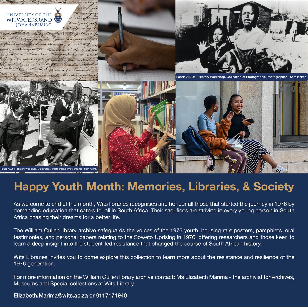Wits Library (@witslibrary) on Twitter photo 