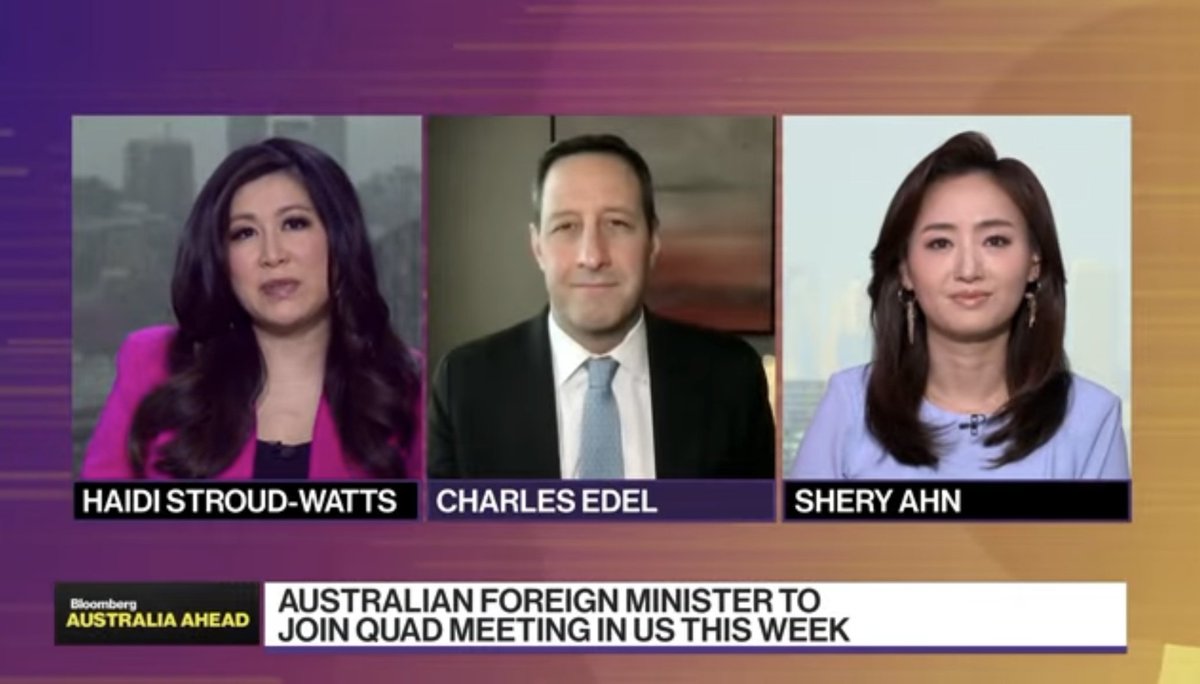 Charles Edel (@charlesedel) on Twitter photo Spoke with <a href="/BloombergTV/">Bloomberg TV</a>'s <a href="/SheryAhnNews/">Shery Ahn</a> & <a href="/HaidiLun/">Haidi Lun Stroud-Watts 伦海迪</a> about this week's Quad meeting in Washington, the state of 🇺🇸-🇦🇺 relations, and the impact of Trump's trade policies.
youtube.com/watch?v=iHeyJT… <a href="/CSIS/">CSIS</a> <a href="/AustraliaChair/">CSIS Australia Chair</a> Spoke with <a href="/BloombergTV/">Bloomberg TV</a>'s <a href="/SheryAhnNews/">Shery Ahn</a> & <a href="/HaidiLun/">Haidi Lun Stroud-Watts 伦海迪</a> about this week's Quad meeting in Washington, the state of 🇺🇸-🇦🇺 relations, and the impact of Trump's trade policies.
youtube.com/watch?v=iHeyJT… <a href="/CSIS/">CSIS</a> <a href="/AustraliaChair/">CSIS Australia Chair</a>