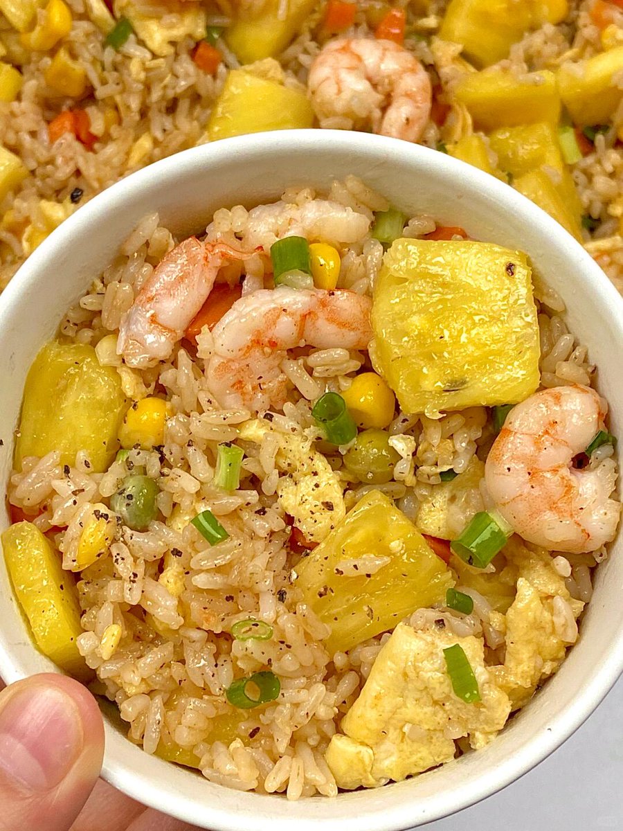 cookingdayyy's tweet photo. เมนูข้าวผัดสับปะรด https://t.co/vWfRUkP73p
