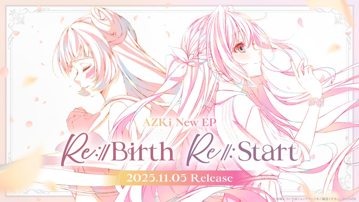 @AZKi_VDiVA: Summary of information announced at the birthday live show!! ️💛11/5 EPs "Re:Start" and "Re:Birth" will be released✨ cover.lnk.to/ReStartReBirth *Limited complete edition shop.hololivepro.com/products/azki_… 🩵 "Mirai Campanella" advance streaming and MV now available🔔 cover.lnk.to/k8r9q5 🩷 New costumes and birthday goods on sale🎂 shop.hololivepro.com/products/azki_…