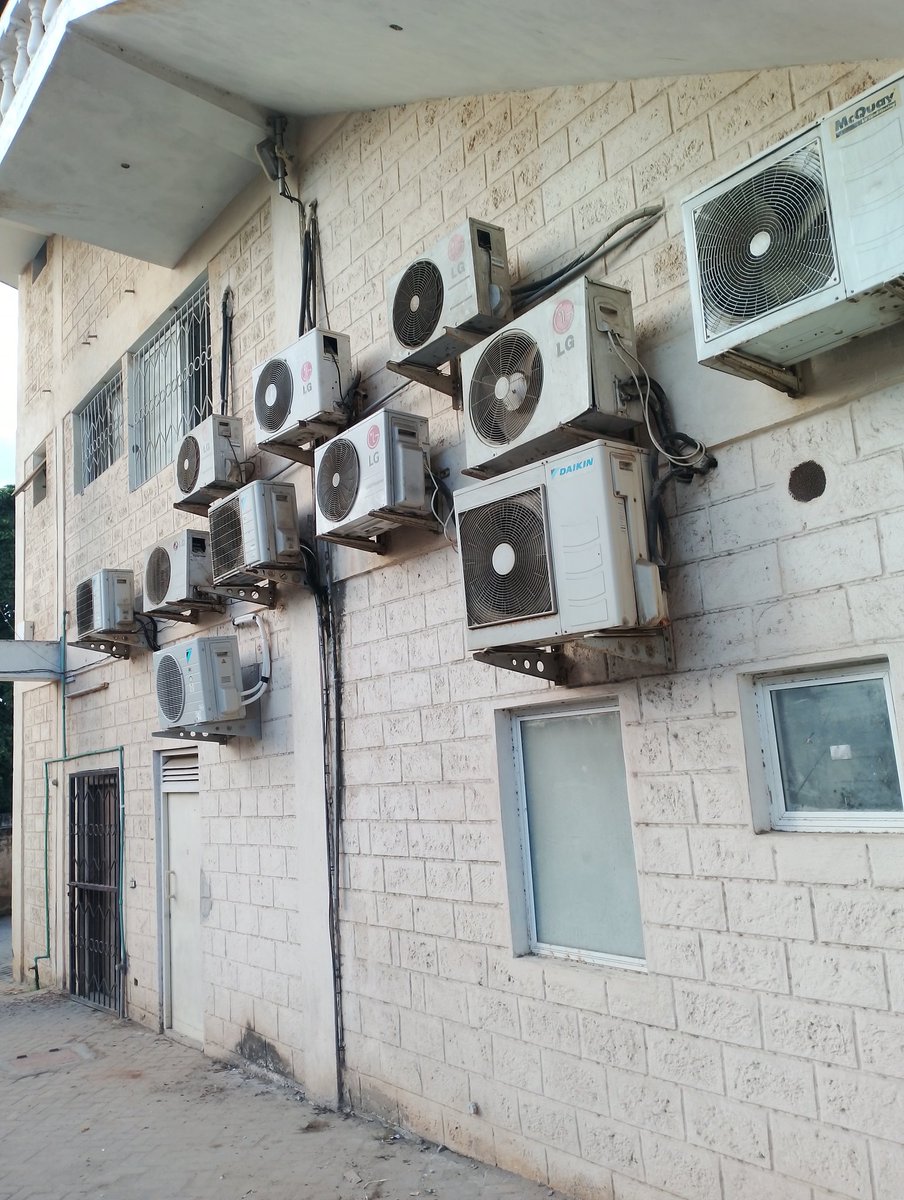 in an effort to keep cool, man buys tonnes of air conditioners which actually raise the global  temperature further. <a href="/ElimuNaKaziKE/">Elimu Na Kazi Organization (ENKO)</a> encourages the growing of trees as the only coolest way to keep cool. #Happynewmonth, #Narok
