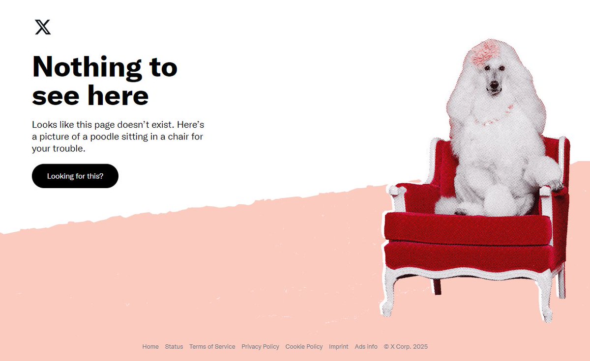 WebDesignMuseum's tweet image. Twitter 404 error page in 2008  
vs.
X 404 error page in 2025

#WebDesignHistory