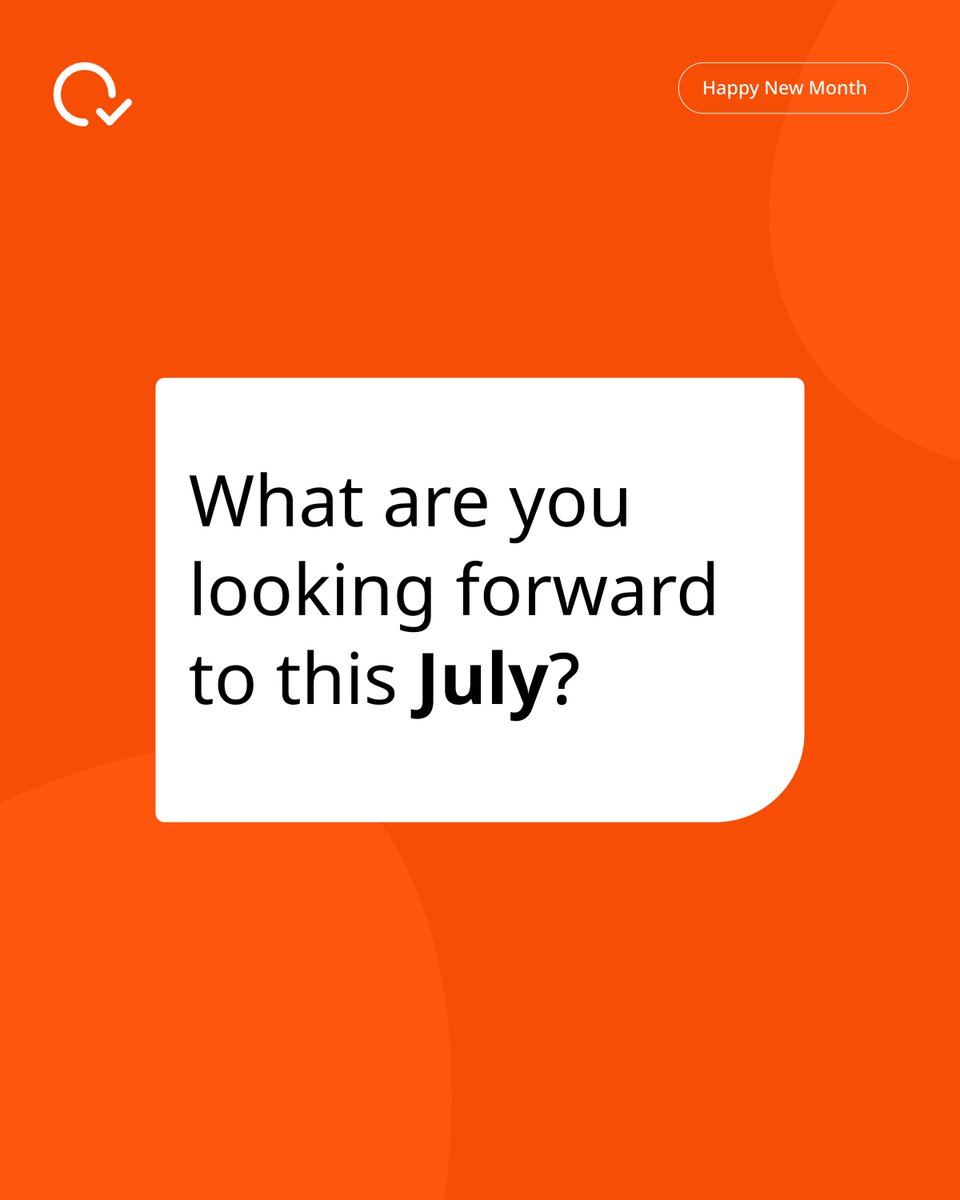 It’s time to refocus on your goals, realign your finances, and make it count.
Whatever your goals are, make every decision intentional. Let’s finish strong! 💪💼

#NewMonth #July #QuickCheck