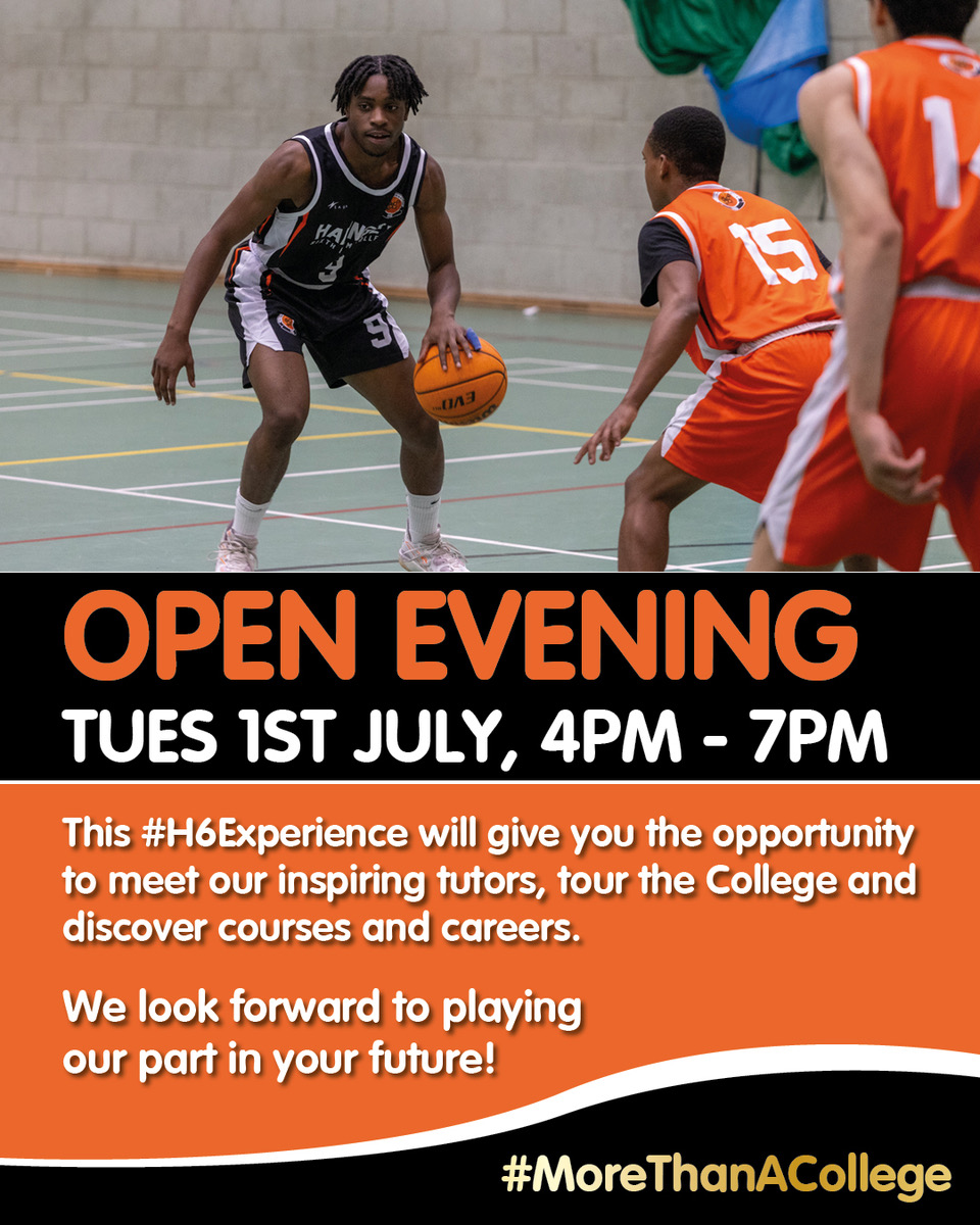 Haringey6thForm's tweet image. It's not too late to join us today. Come and #DiscovertheDifference at H6.
Your future self will thank you!
#MoreThanACollege #H6Experience #TeamHaringey6 #H6Student