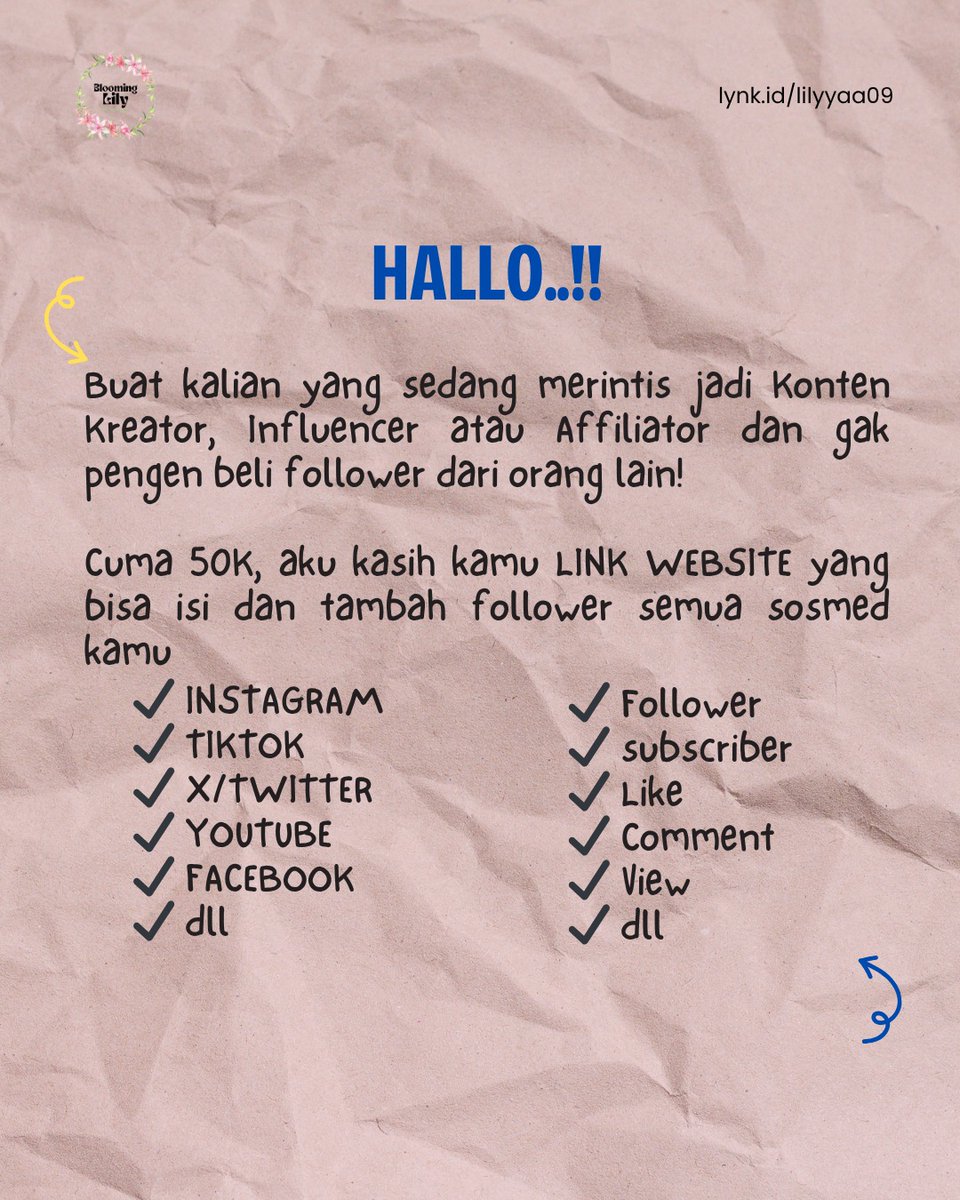 maryyaaaa09's tweet photo. YUK IKUTIN CARA AKU!

Inovasi sangat dibutuhin dalam industri kreatif. Kalau gak mau ketinggalan, harus punya ide-ide baru yang mendukung tumbuhnya akun sosial mediamu.

Kalau kalian berminat, silahkan reply postingan ini atau DM untuk lebih private 😉 https://t.co/kUhCAwZYgl