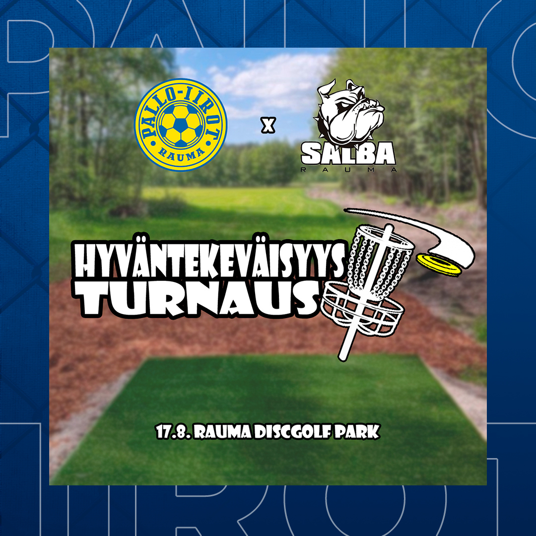 Pallo-Iirot ja Rauman SalBa järjestävät yhteistyönä frisbeegolfturnauksen! 🥏

Turnauksella kerätään varoja lyhentämättömänä vähävaraisten lasten harrastustoiminnan tukemiseen!

Lue lisää: palloiirot.fi/uutiset/145431…

#PalloIirot #raumansalba