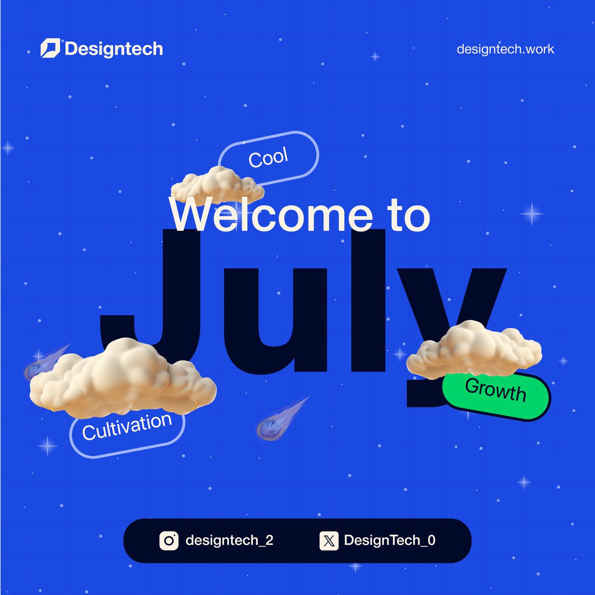 DesignTech_0's tweet image. Happy new month from DesignTech😊
As we dive into July, let’s embrace the chance to innovate and create. May this month be filled with fresh ideas, exciting projects, and the joy of bringing your visions to life. Here’s to a wonderful month ahead🤝