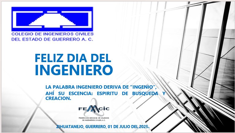 Felicidades a todos los Ingenieros.
#Diadelingeniero