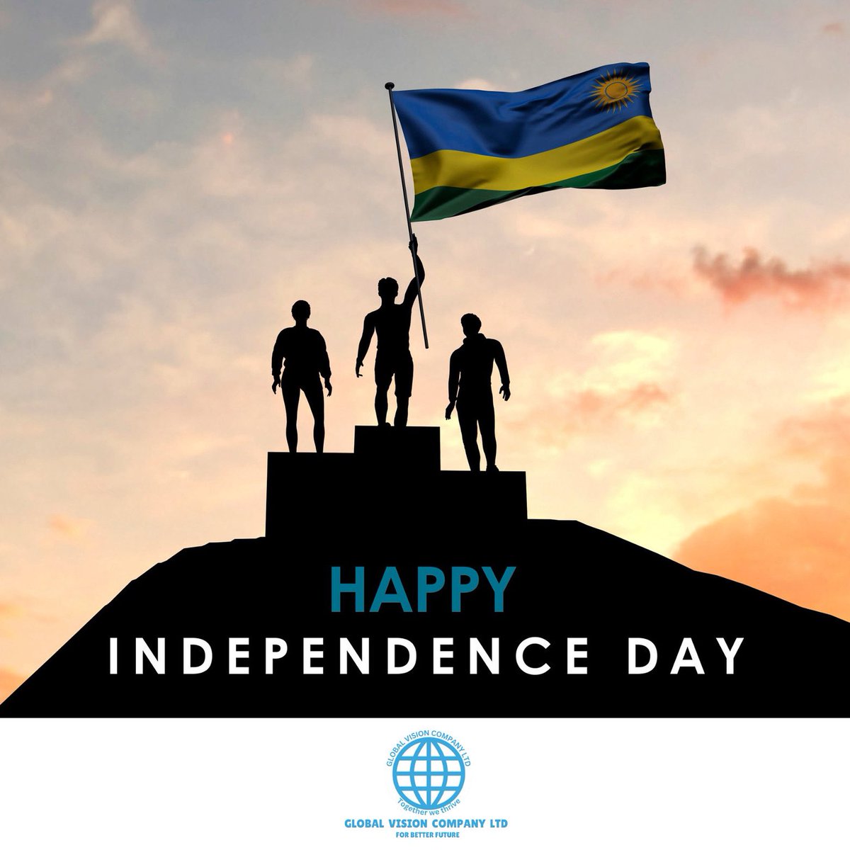 🇷🇼✨ Happy Independence Day, Rwanda!
GLOBAL VISION COMPANY Ltd wishes all Rwandans a joyful celebration of freedom, unity, and progress.
Let’s continue building a brighter future together.