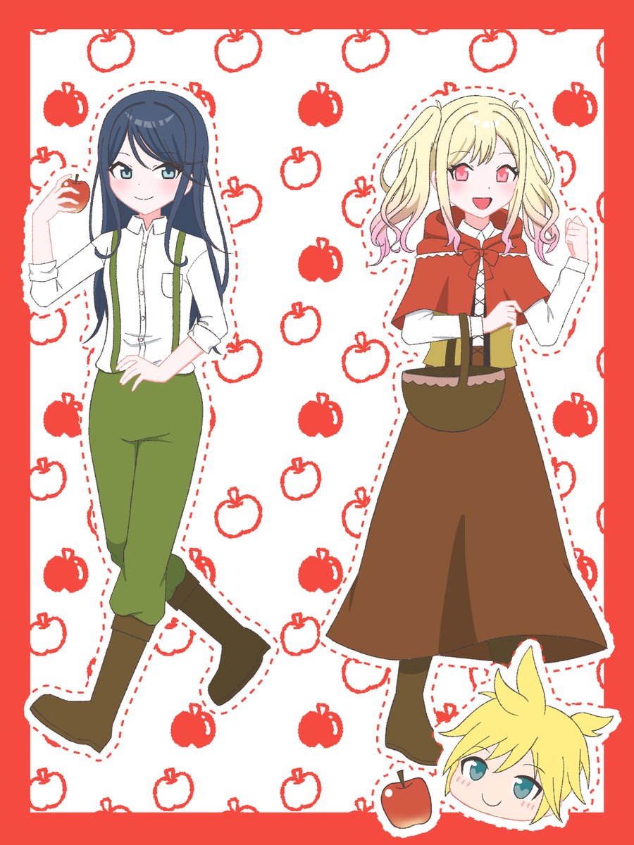 M0RI_59's tweet image. 🍎林檎売りの泡沫少女🍏
#prsk_FA