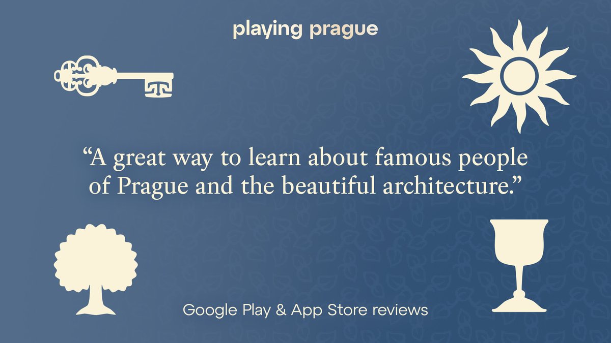 We’re so happy you like Playing Prague! Here are just some of the reviews from the stores. If you did not write yours, consider sharing your opinion with us, we highly appreciate it.🩵 Play the game at prague.eu/en/playing-pra… #Prague