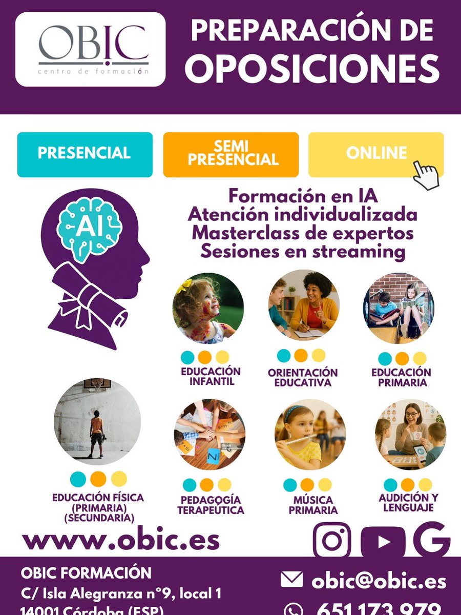 OBIC oposiciones tweet media