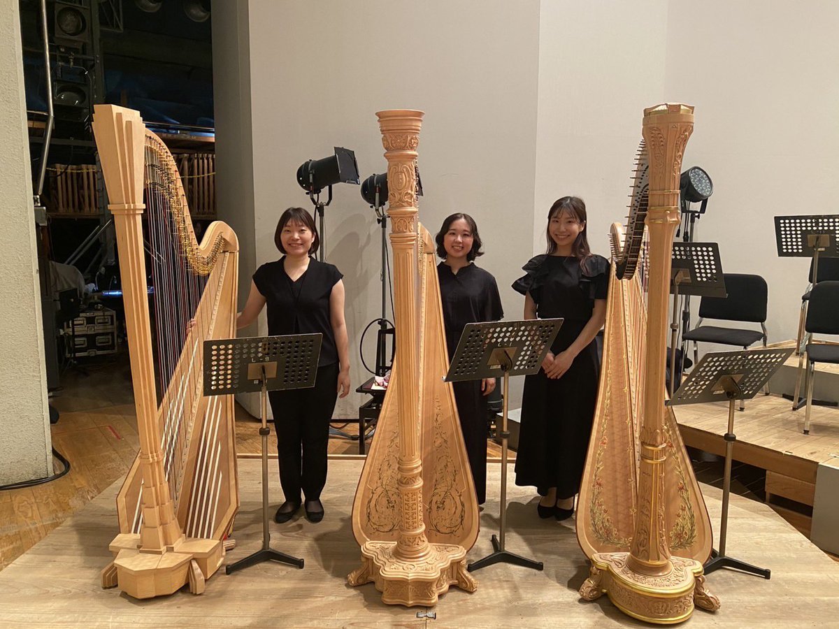 調布国際音楽祭フェスティバルオーケストラ参加させていただきました✨
ペトリューシュカをハープ3台で🪉
素晴らしい先生方とメンバーの皆様と音楽を作ることができ、貴重な経験をさせていただきました！
沢山の学びがあり充実した5日間でした。お世話になった皆様、本当にありがとうございました！