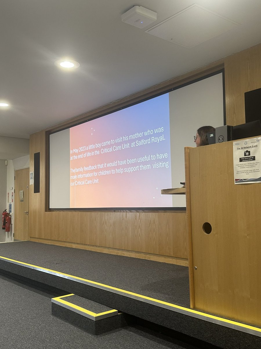 QualityNCA's tweet image. Next on the agenda we have Rachel Jones from Critical Care presenting their project 'Ted in a Bed' this is an improvement project on providing support for children and families in critical care and at end of life.