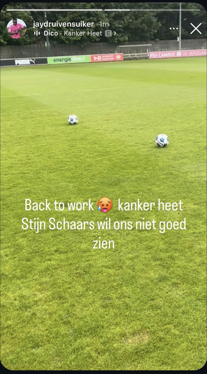MarcoKapteijns's tweet image. Jeugdspeler Jaylandro Druivensuiker in opspraak wegens vreemde post op zijn Instagram profiel. Druivensuiker komt van de O19 en zou dit seizoen aansluiten bij Jong PSV. Stijn Schaars zal deze week met de jeugdspeler in gesprek gaan, hij is nu tijdelijk op non actief gezet