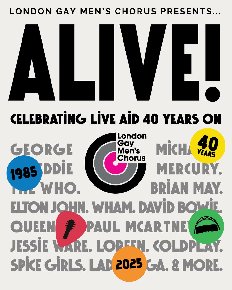 🎟️ Don’t miss ALIVE – Celebrating Live Aid 40 Years On
📍 Cadogan Hall | 🗓️ Sunday 13 July, 6.30pm

👉 Get tickets now: cadoganhall.com/whats-on/londo…