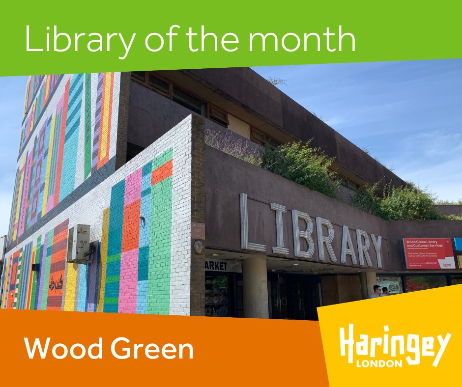 haringeycouncil's tweet image. 📚 Wood Green is our #LibraryOfTheMonth for July!

Check back throughout the month to find out about recent developments at this library and what makes it such a special place for the local community.

#LoveYourLibraries @haringeylibrary