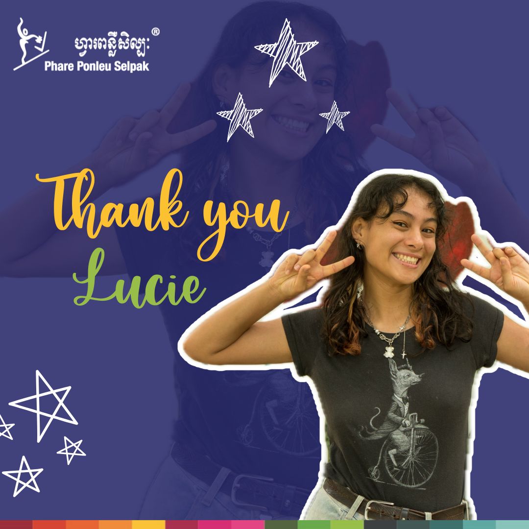 📷#SpotlightOnLucie, who has just wrapped up a meaningful one-year volunteering experience at the Visual and Applied Arts school 📷