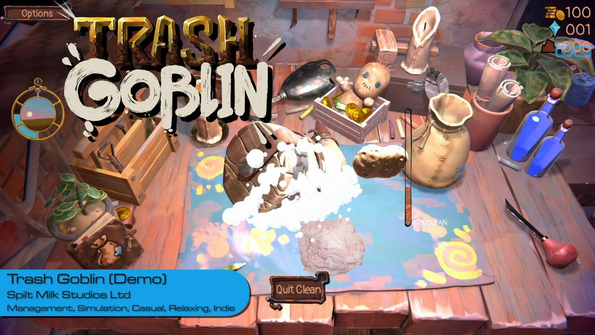 OverageGmngCom's tweet photo. OG plays Trash Goblin (Demo)!
https://t.co/Xl4C24KSWm
Like & Sub!
@SpiltMilkStudio
#TrashGoblin #ShopSim #UpcyclingGame #GoblinLife #SimulationGame #CreativeGaming #IndieGameTrends #IndieWatch #IndieDev #GameDev #IndieGameDev #IndieGame #IndieGames #Gameplay #LetsPlay #Gaming https://t.co/LjxYspJ3SX