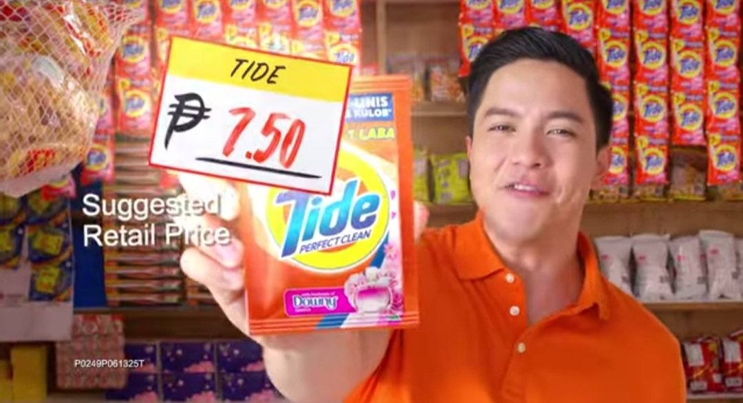 SenadorVilma's tweet photo. Dapat malinis dapat tide 7.50 lang may sukli pa 

#ALDENRichards 
#ALDENxTide
@aldenrichards02 https://t.co/7i91Z6dAVM