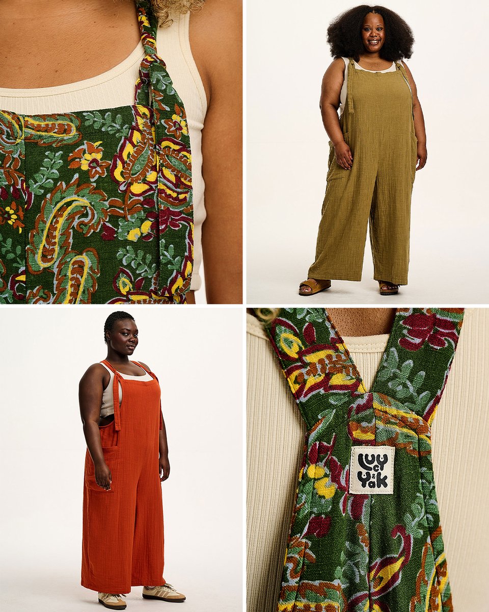 Taking a closer look at our Rudy Dungarees 🔍

✨ Loose fitting shape
🏎️ Racerback straps
🎀 Signature adjustable straps
✂️ Wide, cropped 🦵
🪡 Big, draped patch pockets
☁️ Made from the lightest organic cotton gauze

Shop now📍- bit.ly/JustDroppedEdit
