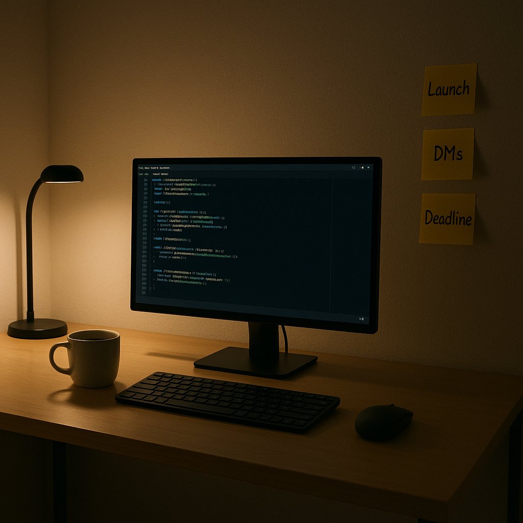 Built this solo in a weekend.

Not because I had the time—but because I gave it a deadline.

Speed unlocks clarity. Perfection is procrastination in disguise.

What’s stopping you from launching faster?

#BuildInPublic #IndieHackers