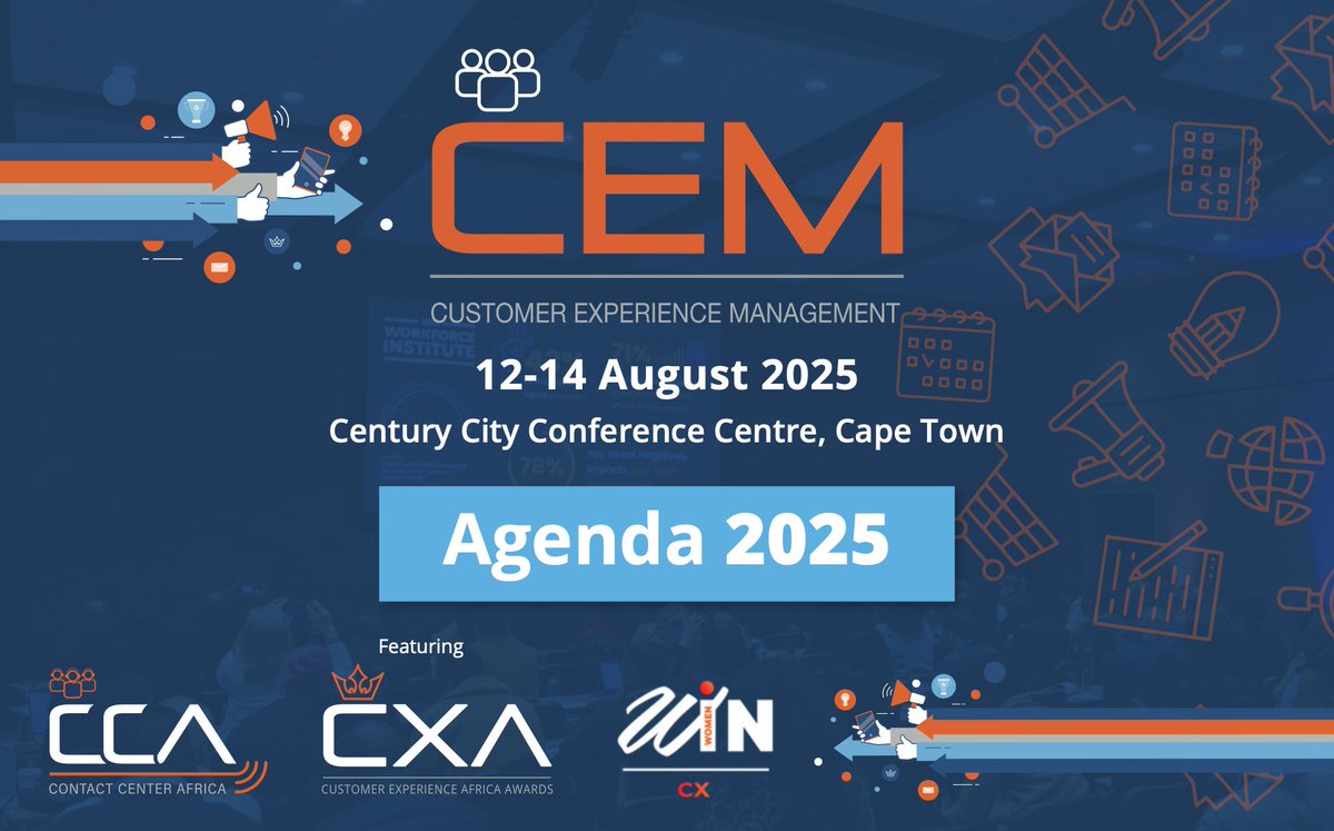 We’ve refreshed the CEM Africa 2025 agenda – now with a bold new look and easier navigation to help you plan your experience with precision.

Download now ➡️ eu1.hubs.ly/H0lq3Hc0