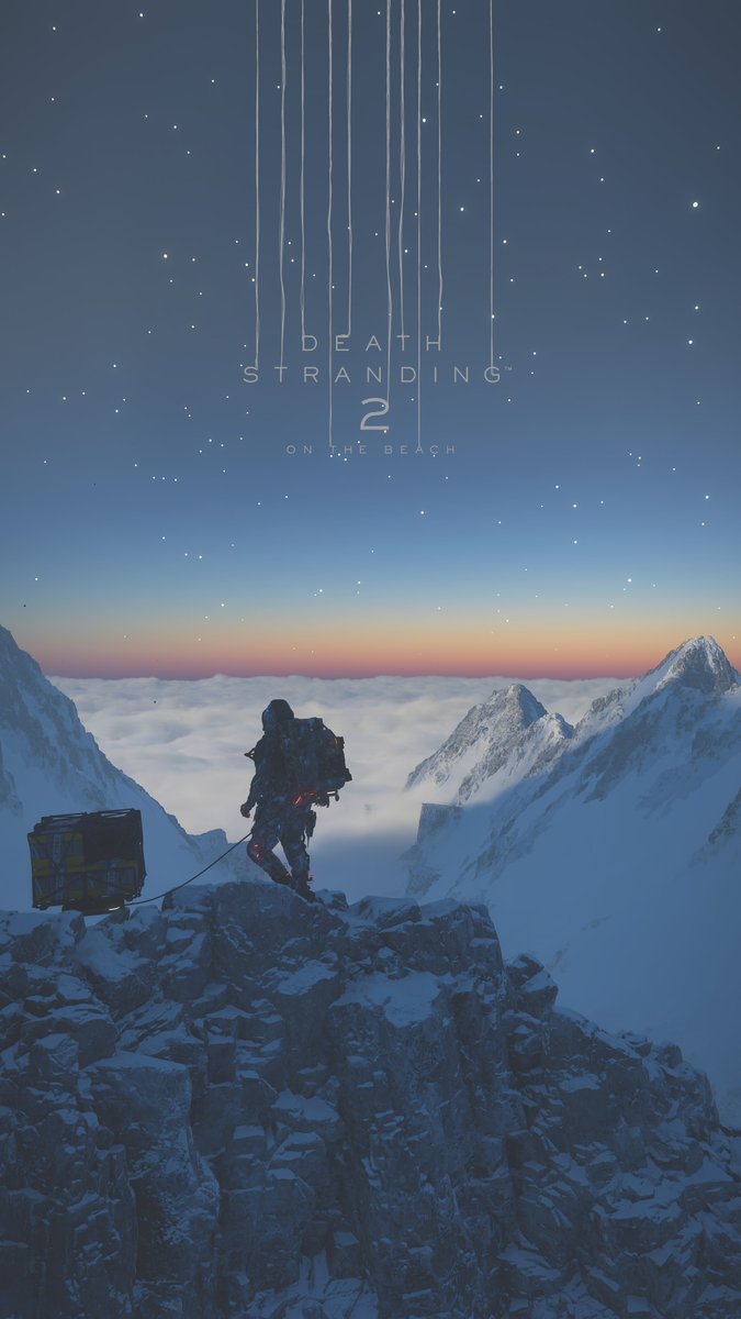 tunapeanut's tweet photo. Hiking in Death Stranding 2 be like  #DeathStranding2 https://t.co/dqVSKWZymC