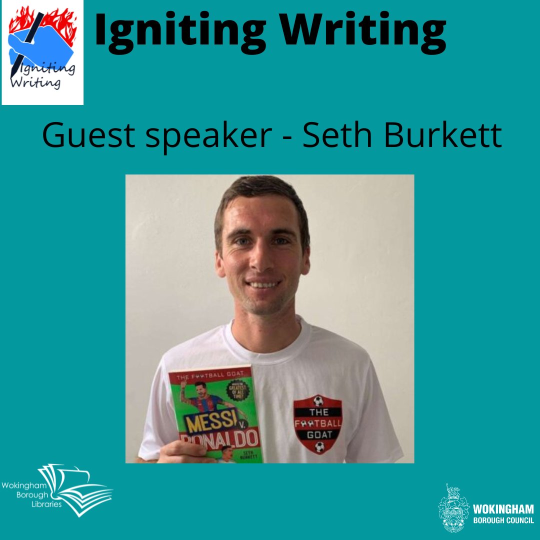 Wokingham Libraries (@wbc_libraries) on Twitter photo This Saturday <a href="/IgnitingWriting/">Alex Baker</a> will be joined by guest speaker <a href="/sethburkett/">Seth Burkett</a>
Saturday 5 July
9:45-11:15am- Years 6-8
11:45am-1:15pm- Years 9-13
To book your place please complete the following:
wokingham.spydus.co.uk/cgi-bin/spydus… This Saturday <a href="/IgnitingWriting/">Alex Baker</a> will be joined by guest speaker <a href="/sethburkett/">Seth Burkett</a>
Saturday 5 July
9:45-11:15am- Years 6-8
11:45am-1:15pm- Years 9-13
To book your place please complete the following:
wokingham.spydus.co.uk/cgi-bin/spydus…
