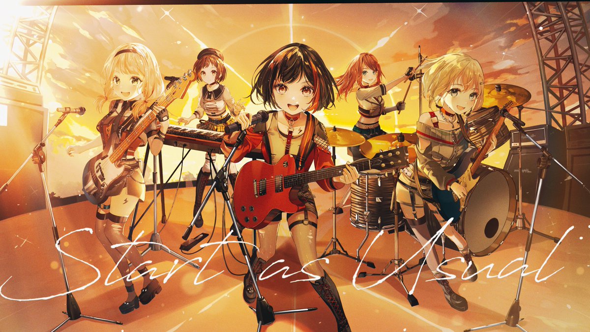 bangdream_en's tweet image. ⚡Afterglow「Start as Usual」 | MV⚡
▼Watch on YouTube
youtu.be/W5gvFsEkXBU
#BanGDream #Afterglow