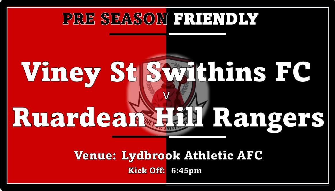 Viney St.Swithins FC (@vssfc) on Twitter photo โฝ๏ธ๐ท๐๐ ๐บ๐๐๐๐๐ ๐ญ๐๐๐๐๐
๐๐โฝ๏ธ
Tonight we play our first pre-season friendly and its a tough opener against <a href="/RHRFC/">Ruardean Hill Rangers FC</a>
Weather conditions will be challenging although a ๐:๐๐๐ฉ๐ฆ ๐๐ข๐๐ค ๐๐๐ should make it slightly easier.
VENUE: Lydbrook AFC (GL17 9NJ)
๐ดโซ๏ธ โฝ๏ธ๐ท๐๐ ๐บ๐๐๐๐๐ ๐ญ๐๐๐๐๐
๐๐โฝ๏ธ
Tonight we play our first pre-season friendly and its a tough opener against <a href="/RHRFC/">Ruardean Hill Rangers FC</a>
Weather conditions will be challenging although a ๐:๐๐๐ฉ๐ฆ ๐๐ข๐๐ค ๐๐๐ should make it slightly easier.
VENUE: Lydbrook AFC (GL17 9NJ)
๐ดโซ๏ธ