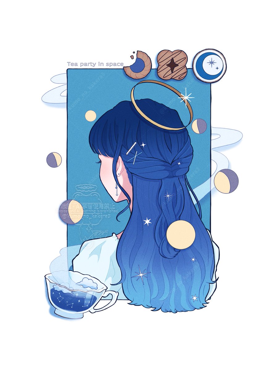 宙のお茶会

#illustration #イラスト