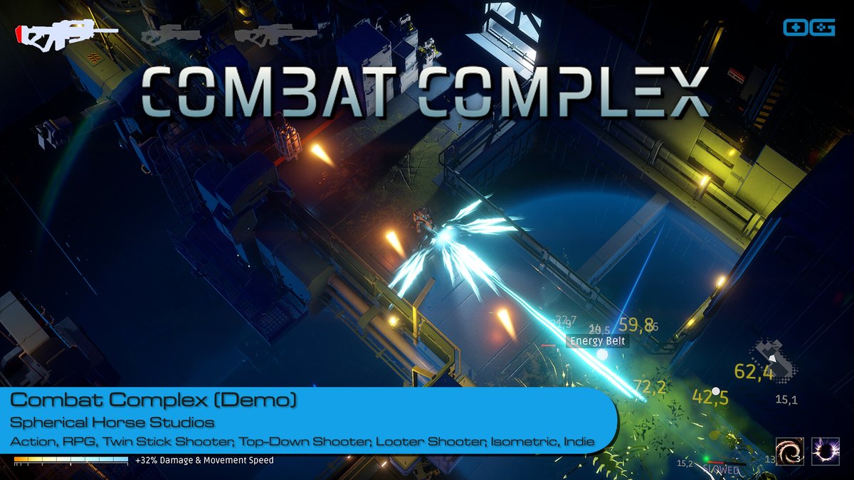 OverageGmngCom's tweet photo. OG plays Combat Complex (Demo)!
https://t.co/feaYbTfEsX
Like & Sub!
@combat_complex
#CombatComplex #ARPG #twinstick #topdown #looter #shooter #isometric #IndieGameTrends #IndieWatch #IndieDev #GameDev #IndieGameDev #IndieGame #IndieGames #Gameplay #letsplay #gaming https://t.co/5hdXuDvCdM