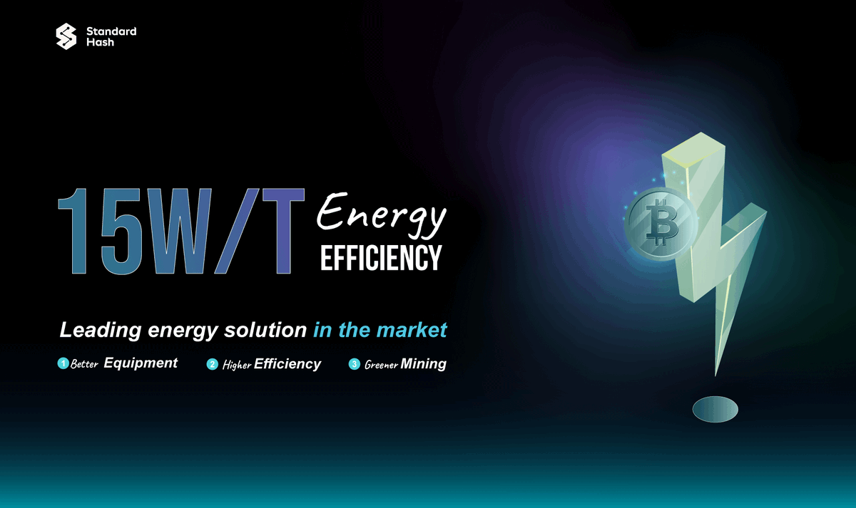 StandardHash (@standardhash) on Twitter photo 🚨New Product Alert🚨
Introducing 
🔋⚡️ 15W/T Energy Efficiency 🔋⚡️ 
You can now opt for 15W/T in the drop down bar for both Basic Mining and Harvest Mining on the StandardHash app.
Update the StandardHash app to see the option for 15W/T! 🚨New Product Alert🚨
Introducing 
🔋⚡️ 15W/T Energy Efficiency 🔋⚡️ 
You can now opt for 15W/T in the drop down bar for both Basic Mining and Harvest Mining on the StandardHash app.
Update the StandardHash app to see the option for 15W/T!