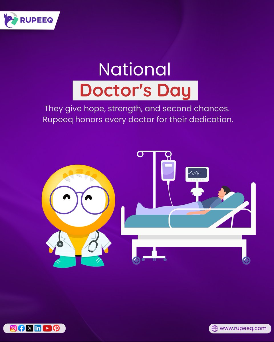 RupeeQ_'s tweet photo. Happy #DoctorsDay 💜
Rupeeq salutes every doctor for giving us hope, strength, and healing.
#HealthcareHeroes  #ThankYouDoctors https://t.co/E7jp8h9GIh