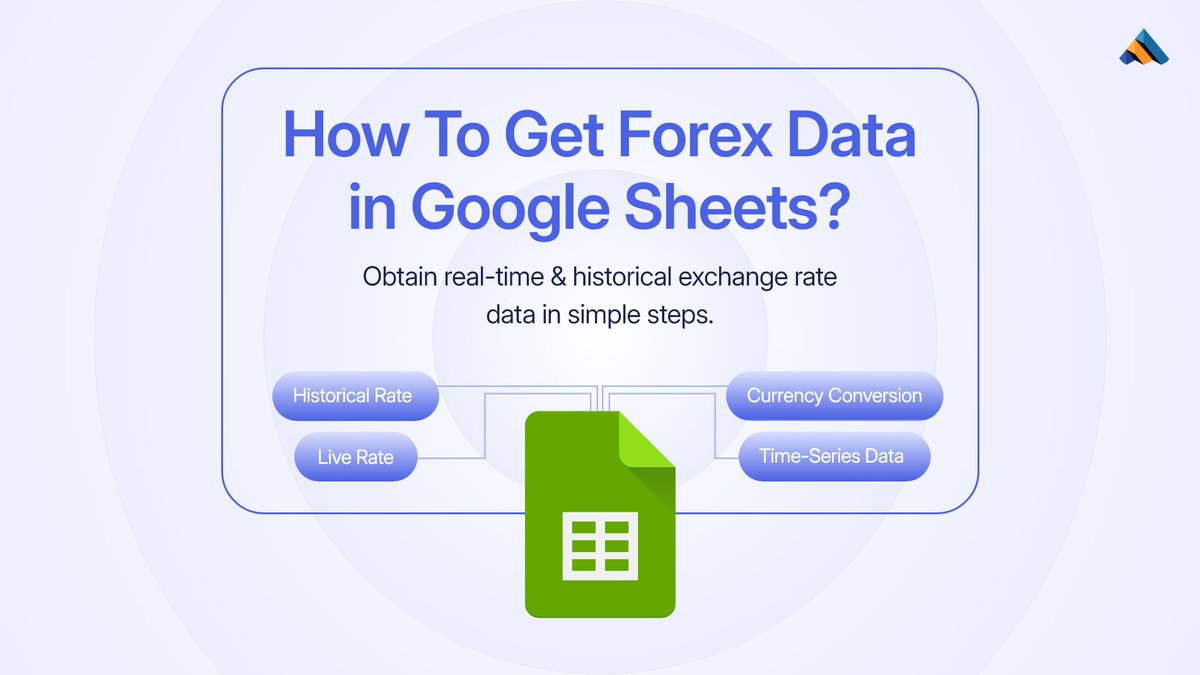 tradermade's tweet image. 📈 Live Forex rates inside Google Sheets?
It’s possible & easier than you think.
This tutorial shows you how to stream real-time FX, CFD & Crypto data with TraderMade’s API 👉
tradermade.com/tutorials/how-…
#TraderMade #GoogleSheetsHack #ForexAPI #CFDData #FintechTools #RealTimeData