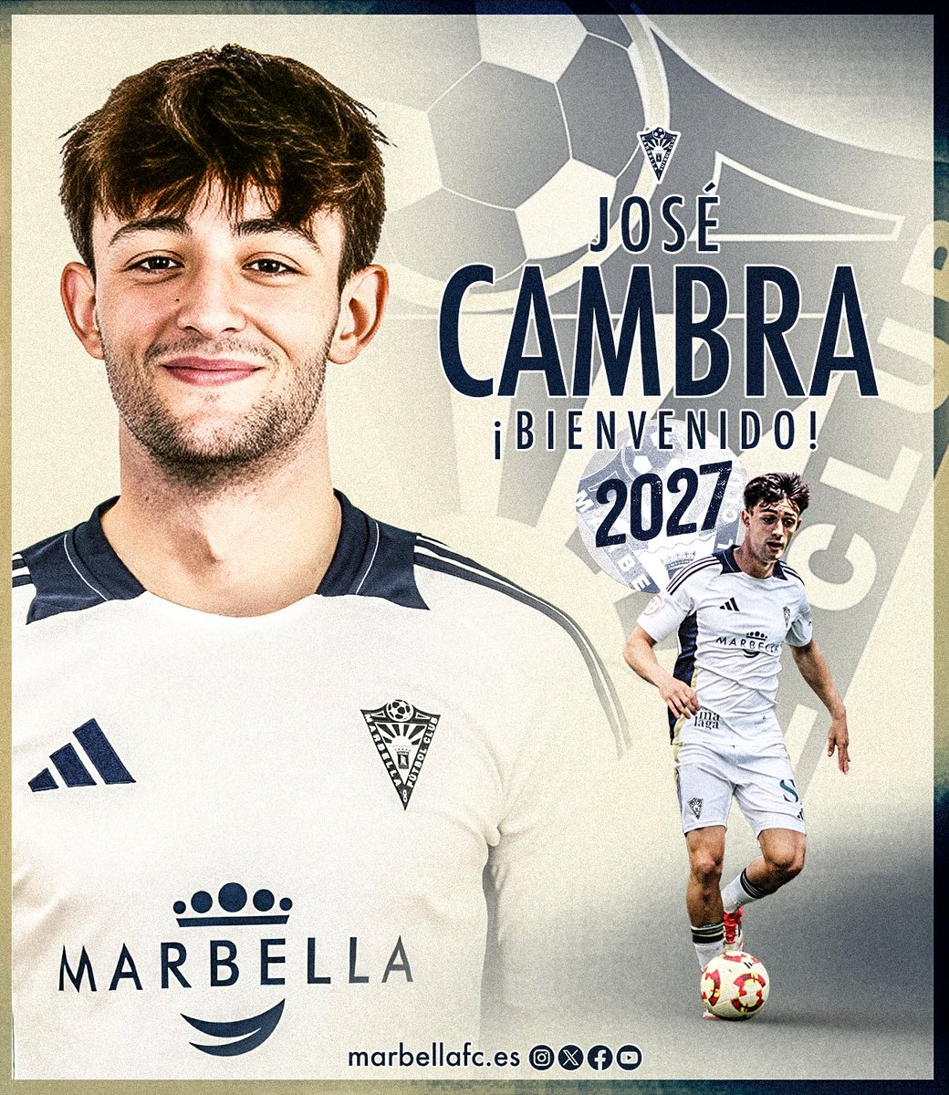 🔥 𝗖𝗢𝗠𝗨𝗡𝗜𝗖𝗔𝗗𝗢 𝗢𝗙𝗜𝗖𝗜𝗔𝗟: 𝗝𝗢𝗦𝗘́ 𝗖𝗔𝗠𝗕𝗥𝗔

➡️ marbellafc.es/comunicado-ofi…