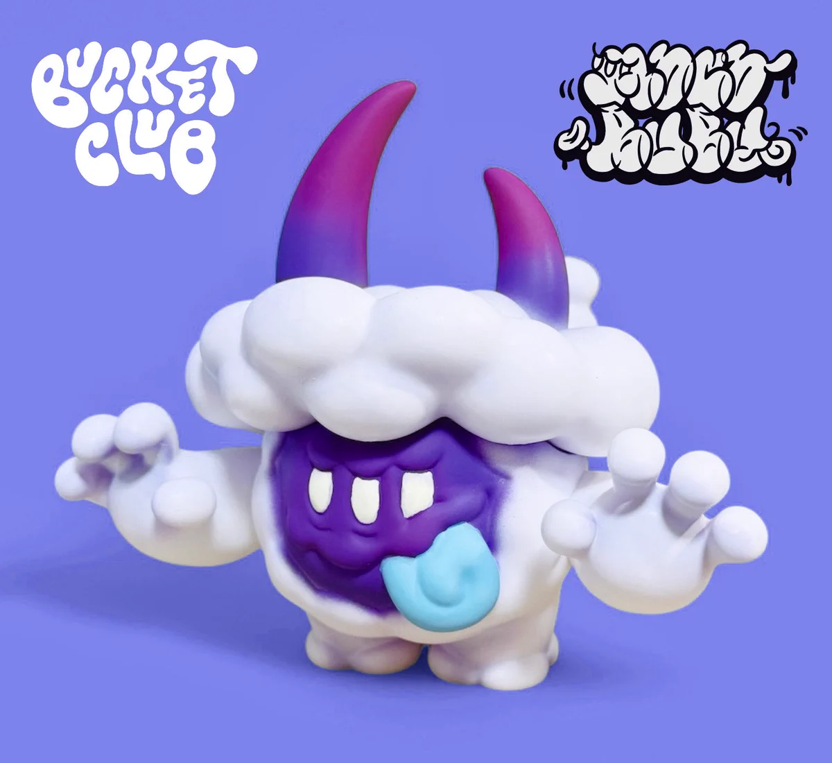 BUCKET CLUB ばけつく モコブブ ソフビ デザフェス ワンフェス 黒