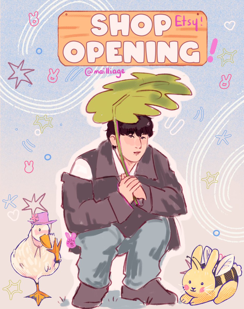 binnilogy's tweet image. ☆ SHOP IS OPEN ☆

🔗 : etsy.com/fr/shop/mailli…